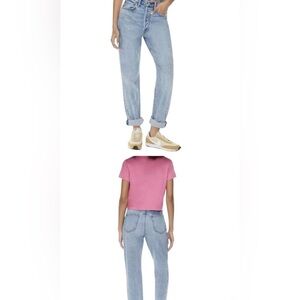 Denim Forum Aritzia the bf high rise loose 26L EUC